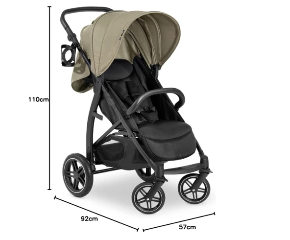 Hauck Rapid 4D Air Bebek Arabası Olive - Resim 5