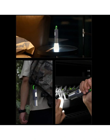 El Feneri Kamp Lambası 750 Lümen Şarjlı Type-c - Resim 2