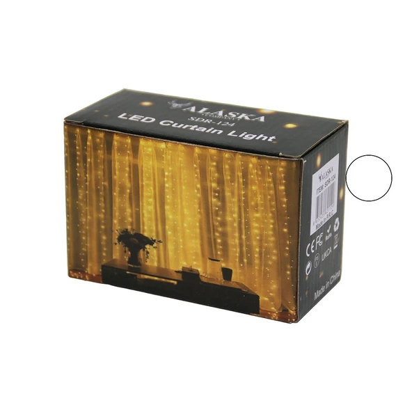 BEYAZ 3X3MT USB - KUMANDALI TEL PERDE LED - DEKOR LAMBA (2818) ürün görseli 1