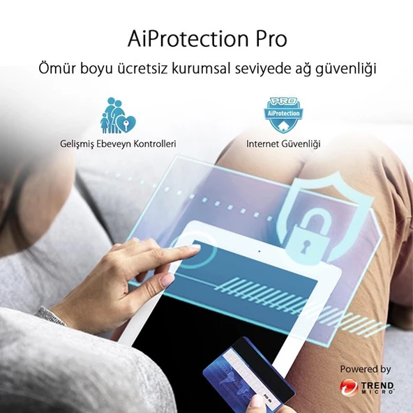 ASUS XT8 (W-2-PK) ZENWIFI WIFI6 AX6600 ROUTER 2-li paket Beyaz - Resim 5