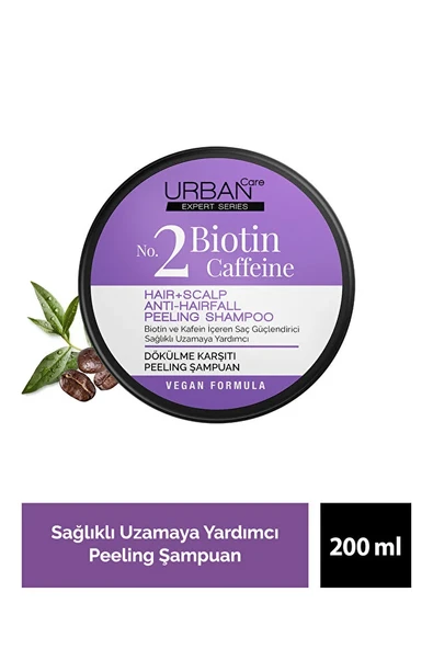Urban Care Biotin Caffein Dökülme Karşıtı Peeling Şampuan 200 ml ürün görseli