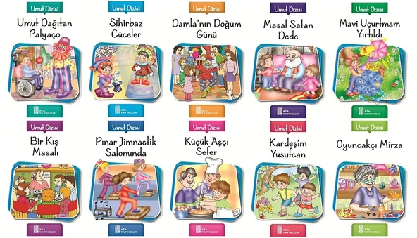 3.Sınıf Okumayı Sevdiren Renkli Resimli Hikayeler 10 - 10 Kitap - Resim 2