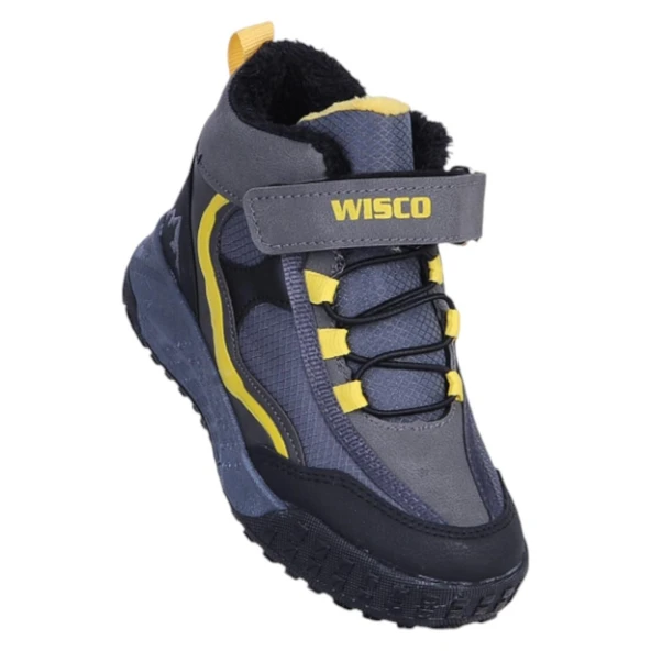 Wisco 064 Füme-Sarı Erkek Çocuk Kürklü Bot ürün görseli