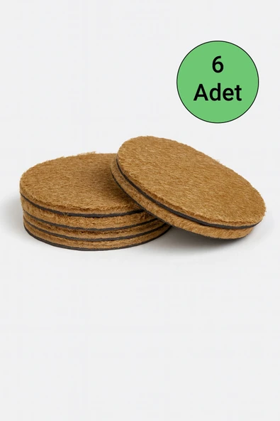 Valerine Life Ev Ofis Çay Fincan Bardak Altlığı 10x10cm Kaymaz 6'lı Velür Doku Kum Beji Coaster Seti - Resim 3