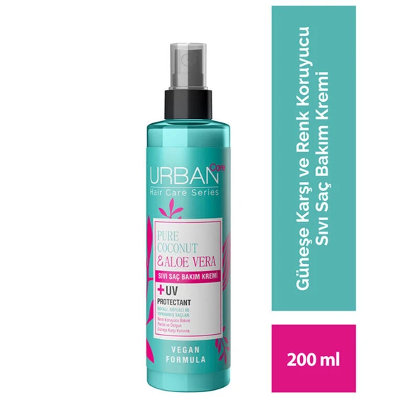 Urban Care Pure Coconut Aloe Vera Sıvı Saç Kremi 200 ml - Resim 3