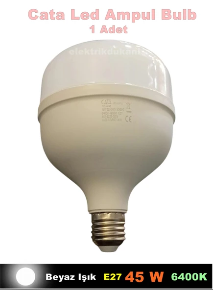 CATA 45W E-27 Torch Led Ampul Bulb 6400K Beyaz Işık 220v 4900lm ürün görseli