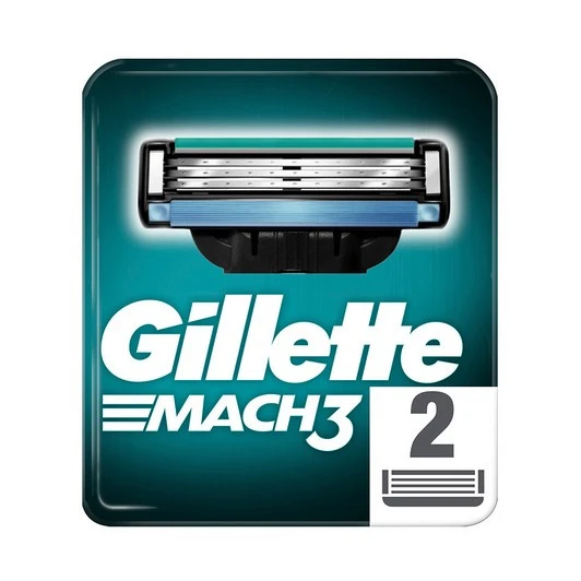 Gillette Mach3 Yedek Tıraş Bıçağı 2'li ürün görseli