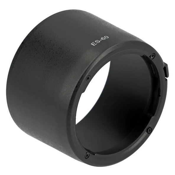 Ayex ES-60 Parasoley, Canon EF-M 32mm f/1.4 STM ile Uyumlu, Işık Yansımalarını Engelleyen Ters Takılabilir Tasarım - Resim 4