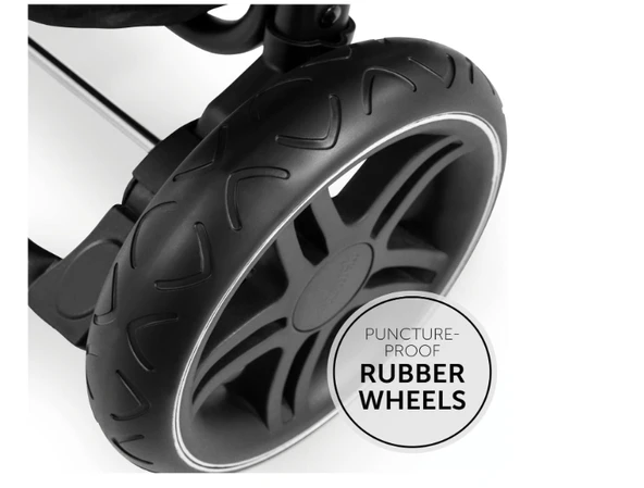 Hauck Rapid 4D Bebek Arabası Siyah - Resim 2