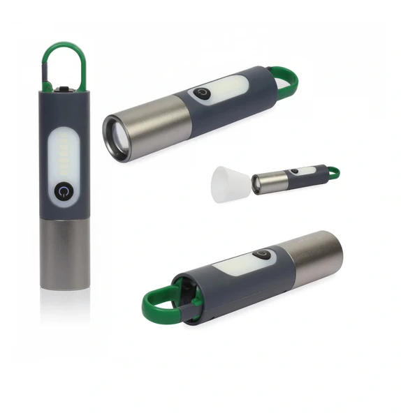 El Feneri Kamp Lambası 750 Lümen Şarjlı Type-c ürün görseli