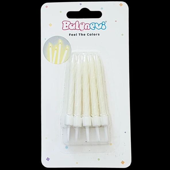 Parlayan Pasta Mum 6 cm * 10 Adet ürün görseli 1