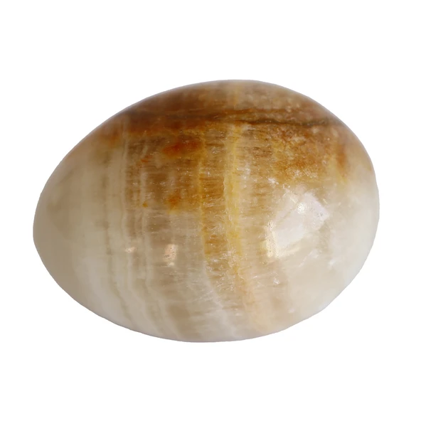 Bal Oniks Doğal Taş Yumurta - El Yapımı Dekoratif  Taşı ürün görseli