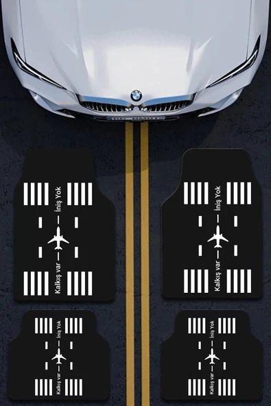 SonicTouch Universal Oto Araba Paspası Takımı Dijital Baskılı Her Araca Uyumlu Yıkanabilir 22OPD251102 - Resim 2