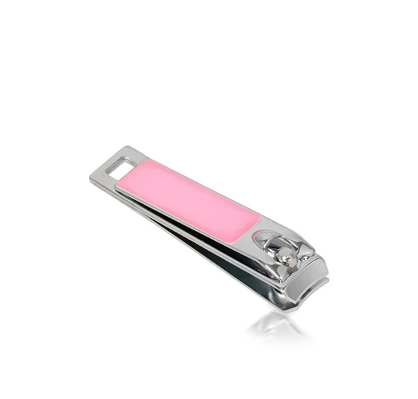 Bebek Tırnak Bakım Seti MAKAS TÖRPÜ TIRNAK MAKASI KIZ ÇOCUK PEMBE RENK - Resim 3