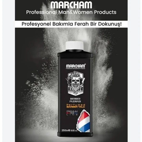 Marcham Parfümlü Berber Pudrası 250 gr ürün görseli 1