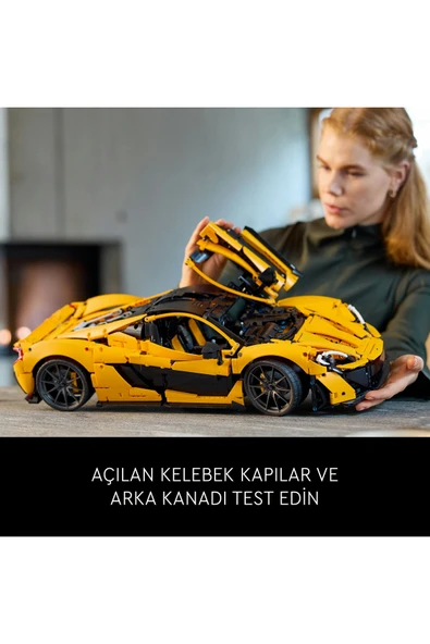 LEGO ® Technic McLaren P1™ Yetişkinler için Hiper Araba Seti 42172 - (3893 Parça) - Resim 7