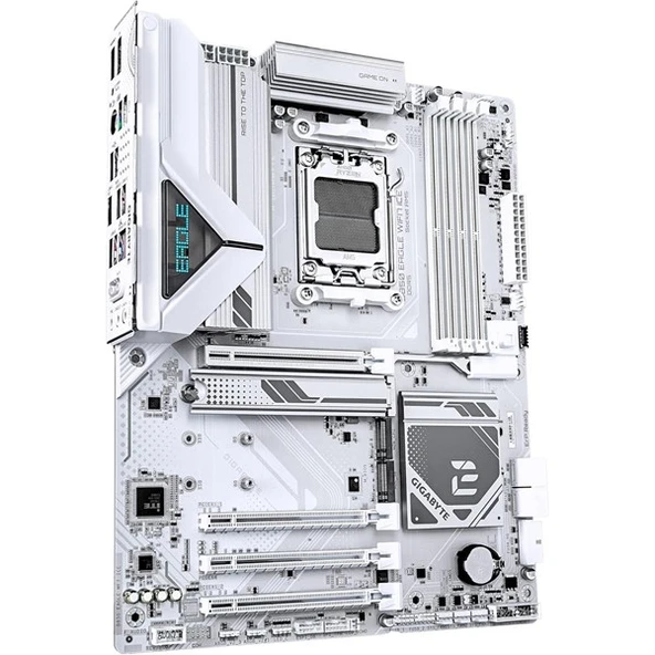 GIGABYTE B850 EAGLE WIFI7 ICE DDR5 HDMI-DP TYPEC PCIE 5.0 AM5 ATX BEYAZ - Resim 3