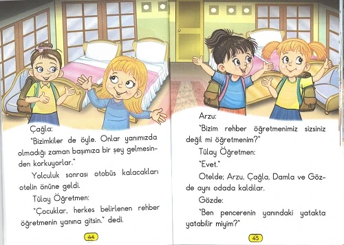 3.Sınıf Okumayı Sevdiren Renkli Resimli Hikayeler 8 - 10 Kitap - Resim 3