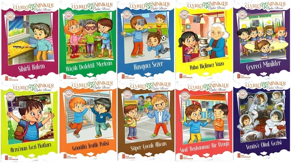 3.Sınıf Okumayı Sevdiren Renkli Resimli Hikayeler 8 - 10 Kitap - Resim 2