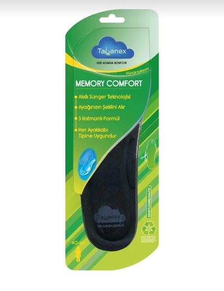 Memory Comfort Tabanlık - Erkek 40-46 NUMARA ürün görseli 1