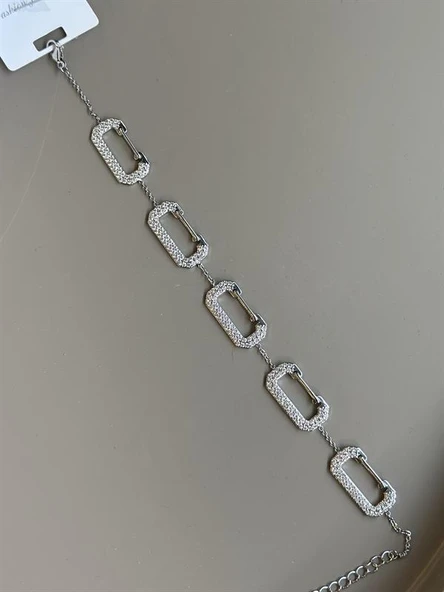 Taşlı Bileklik - Gümüş ürün görseli 1