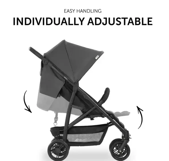 Hauck Rapid 4 Bebek Arabası Grey - Resim 2