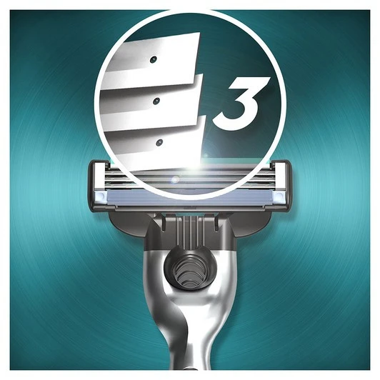 Gillette Mach3 Yedek Tıraş Bıçağı 2'li - Resim 3
