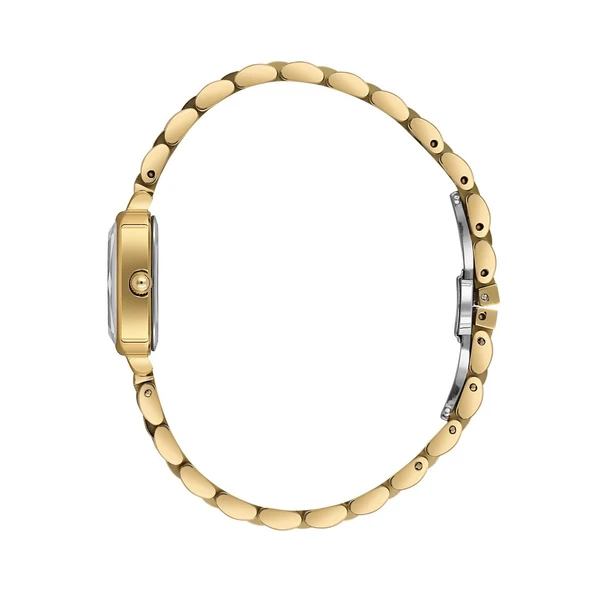 Daniel Klein DK.6.10930.2 Elite Gold Çelik Kordon Kare Model Modern Zarif Minimal Kadın Kol Saati - Resim 2