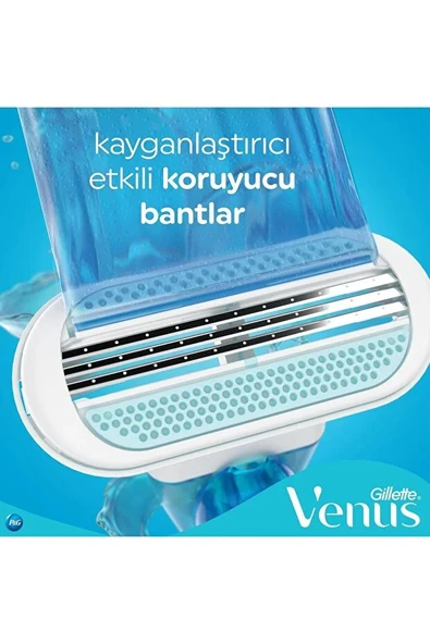 Gillette Venus Smooth Kadın Yedek 2li Tıraş Bıçağı - Resim 3