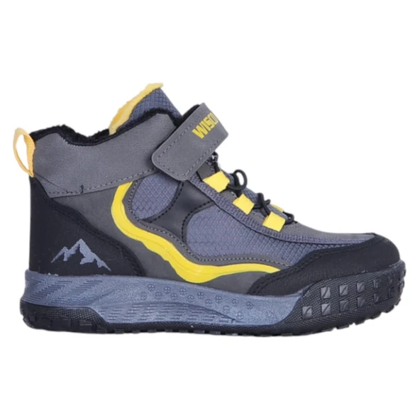 Wisco 064 Füme-Sarı Erkek Çocuk Kürklü Bot - Resim 2