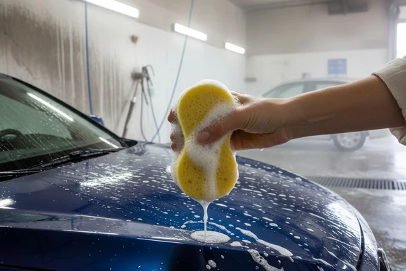 Technow Sponge Oto Yıkama Süngeri Araba Temizleme Köpükleme ve Araç Yıkama Yumuşak Doku - Resim 3