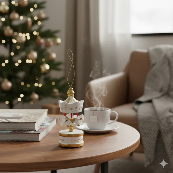 Kış Masalı Dekoratif Atlıkarınca ürün görseli 1