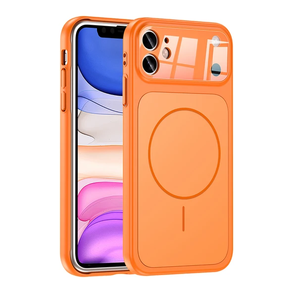 iPhone 11 Uyumlu İphone 17 Görünümlü Kılıf Kablosuz Şarj Özellikli Kamera Korumalı Formen Kapak - Resim 2