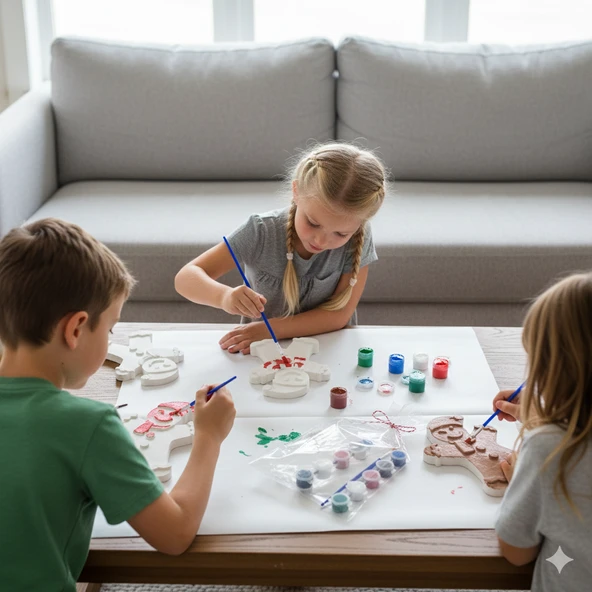 Sevimli Hayvanlar Boyama Kiti (6'lı Set) - Resim 2