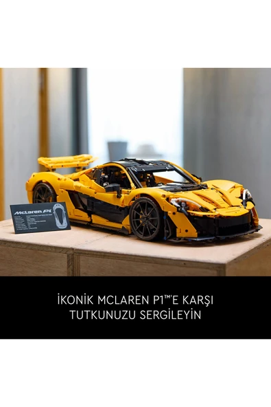 LEGO ® Technic McLaren P1™ Yetişkinler için Hiper Araba Seti 42172 - (3893 Parça) - Resim 8