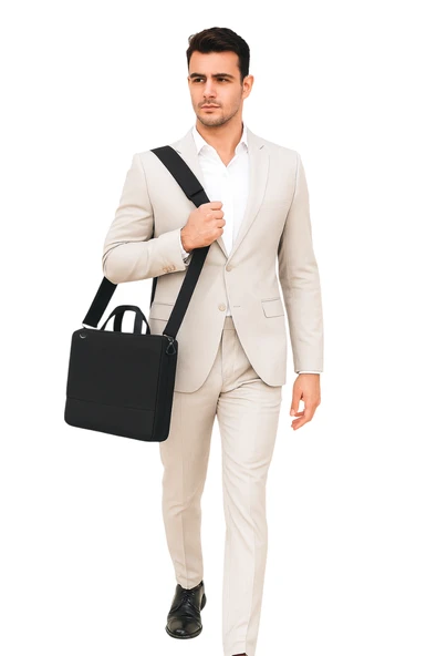 Laptop Çantası 15.6'' Evrak Çanta Tüm Markalarla Uyumlu - Resim 3