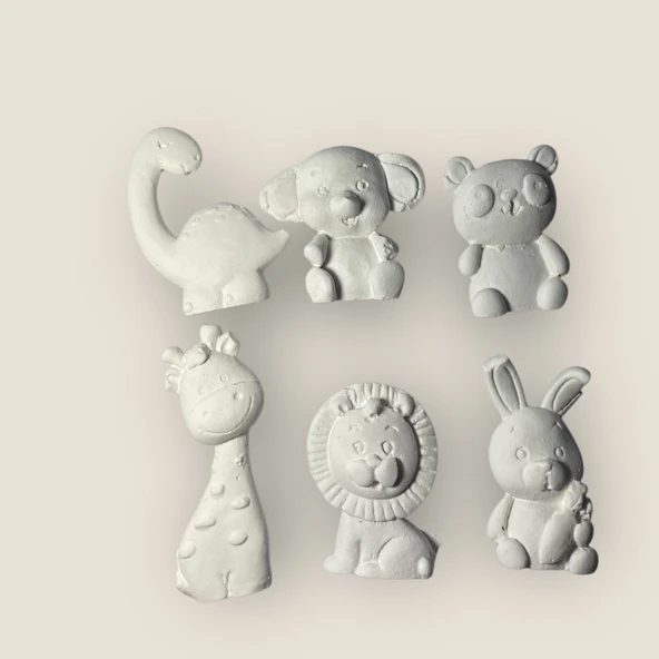 Sevimli Hayvanlar Boyama Kiti (6'lı Set) - Resim 3