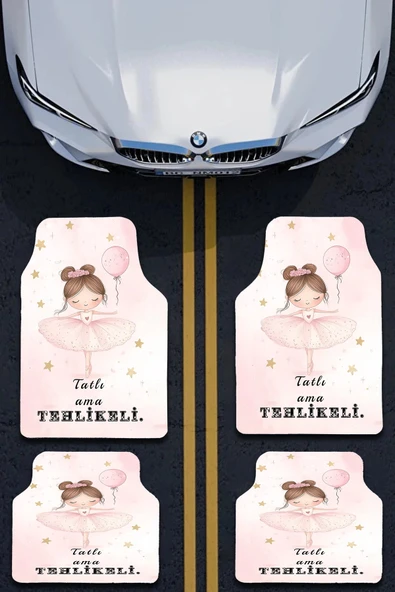 SonicTouch Universal Oto Araba Paspası Takımı Dijital Baskılı Her Araca Uyumlu Yıkanabilir 22OPD251104 - Resim 2