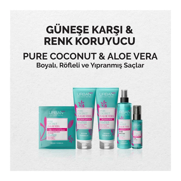 Urban Care Pure Coconut Aloe Vera Sıvı Saç Kremi 200 ml - Resim 4