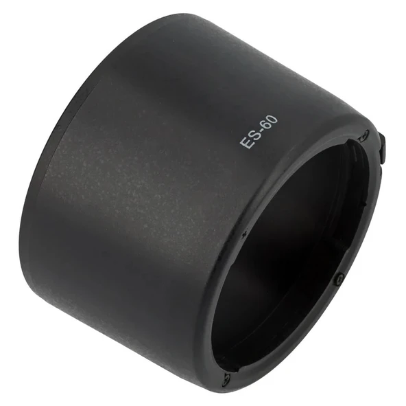 Ayex ES-60 Parasoley, Canon EF-M 32mm f/1.4 STM ile Uyumlu, Işık Yansımalarını Engelleyen Ters Takılabilir Tasarım - Resim 6