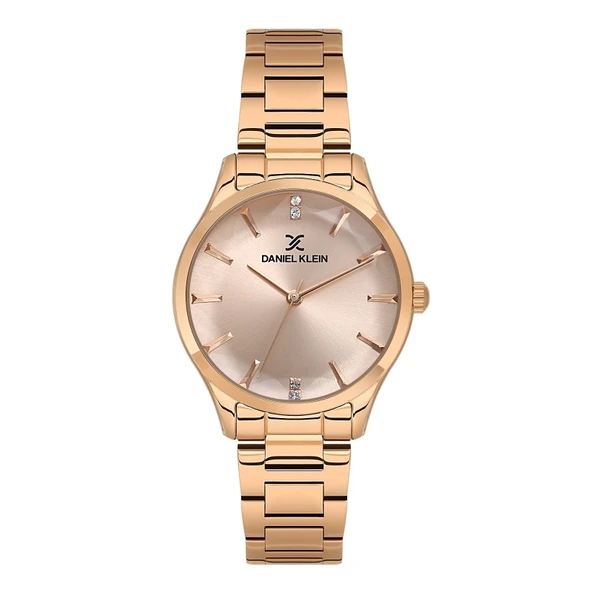 Daniel Klein DK.6.10925.7 Modern Rose Gold Serenity Steel Band Kristal Cam Detaylı Elegance Kadın Kol Saati ürün görseli 1