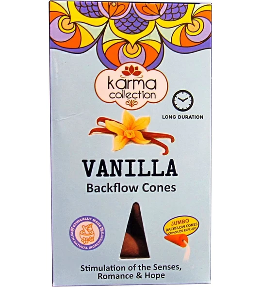 Monalisa Home Hediyelik VAINILLA Kokulu  Geri Akış Tütsü ürün görseli 1