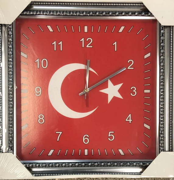 LEBRON TÜRK BAYRAK TEMALI Duvar saati ürün görseli 1