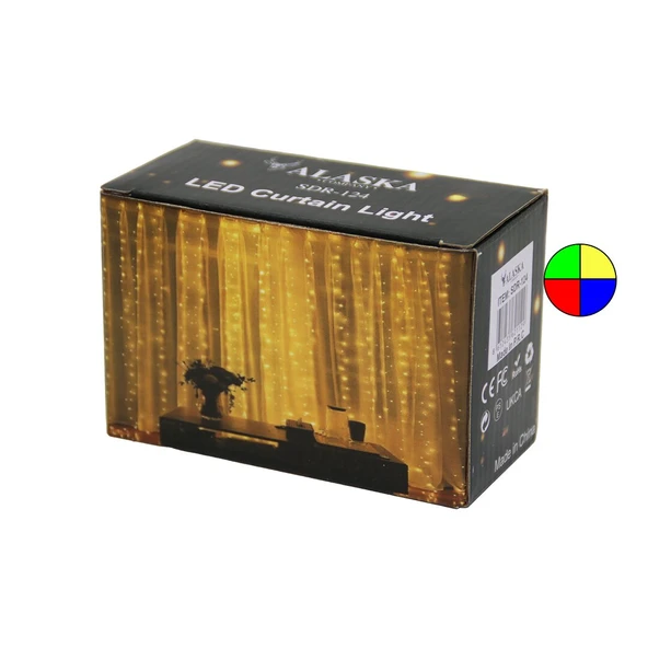 RGB 3X3MT USB - KUMANDALI TEL PERDE LED - DEKOR LAMBA (2818) ürün görseli 1