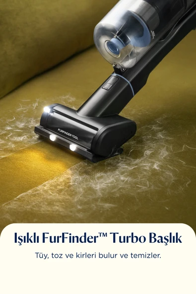 Bissell FurFinder Pro Kablosuz Dikey Süpürge - Resim 9