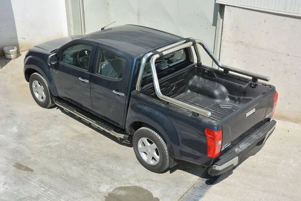 OMSA Isuzu D-Max Kobra Roll Bar Çap:60 Krom 2012-2020 Arası - Resim 2