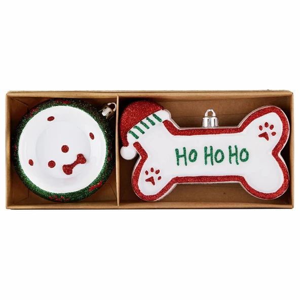 Asılabilir Yılbaşı Yeniyıl Ağacı Süsü Pati Christmas New Year Paw Ornaments - Resim 5