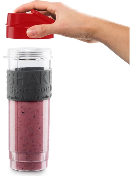 Arzum AR1120 Shake'N Take Kişisel 300 W Smoothie Blender - Kırmızı - Resim 4