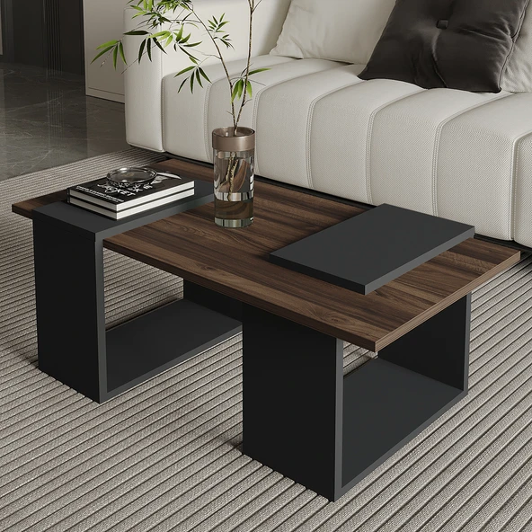 Matris Modern Orta Sehpa – Geometrik Tasarım ve Şık Detaylar ürün görseli