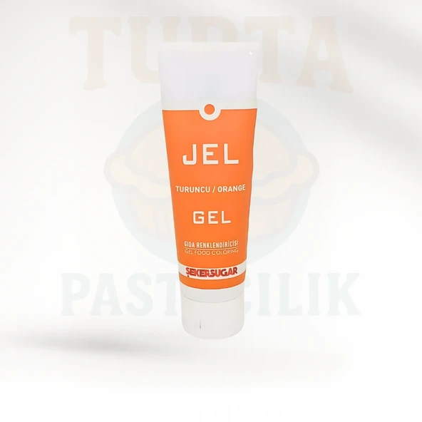 SEKER SUGAR JEL BOYA 100 ML TURUNCU ürün görseli